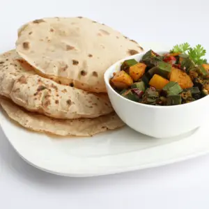 ROTI AND SEASONAL VEG COMBO